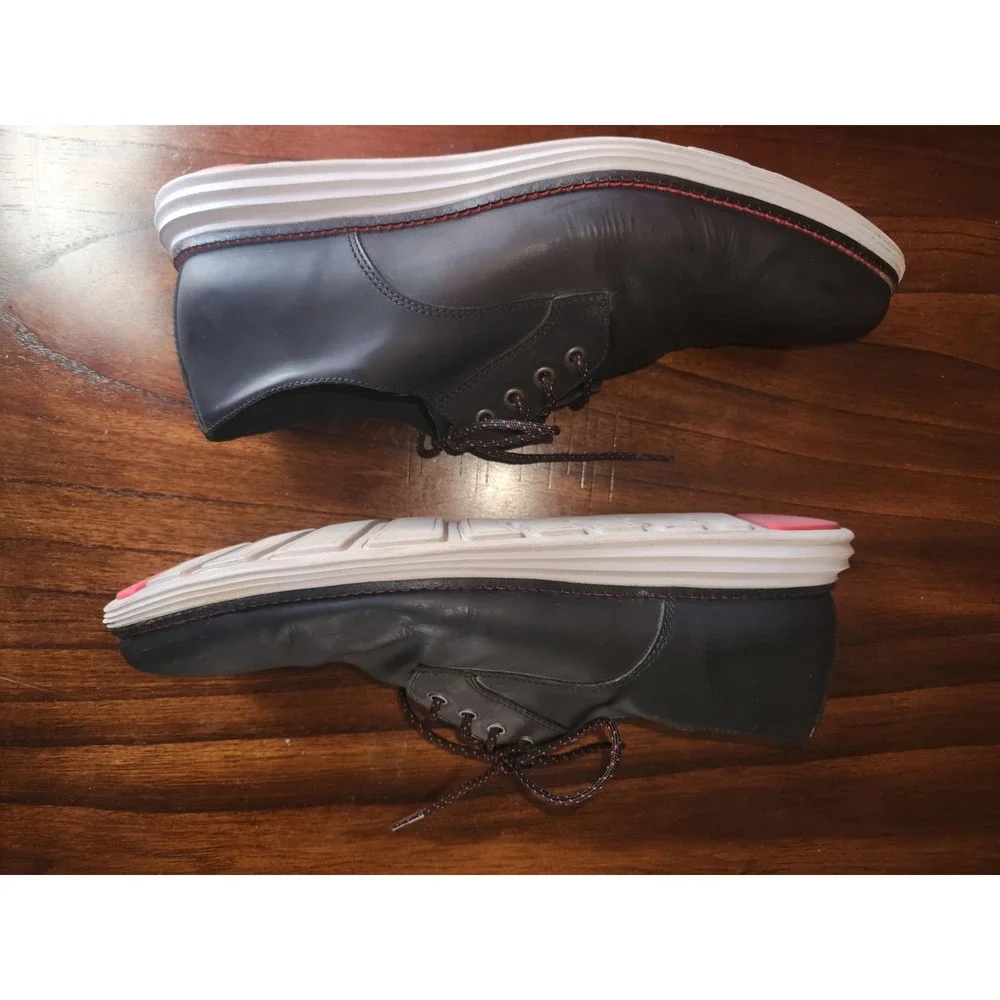 Cole Haan Men's OriginalGrand Plain Toe Oxford Leather Shoes Black Size 10.5